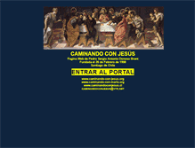 Tablet Screenshot of caminando-con-jesus.org